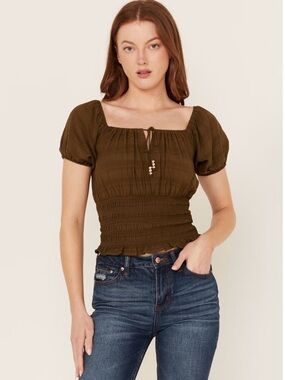 60. Shyanne Smocked Blouse